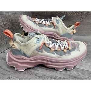 SOREL Kinetic Breakthru Tech Sneaker Shoe Size 6 Womans White Pink